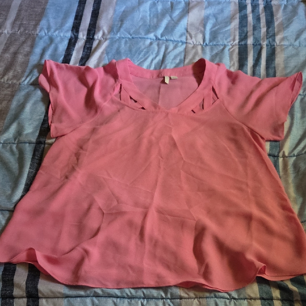 Cato Vibrant Pink Blouse